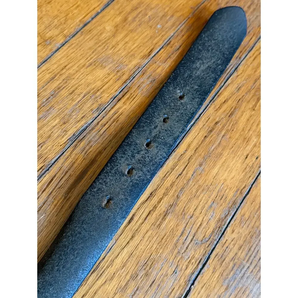 GAP 1969 Distressed Black Leather Belt Mens sz XL